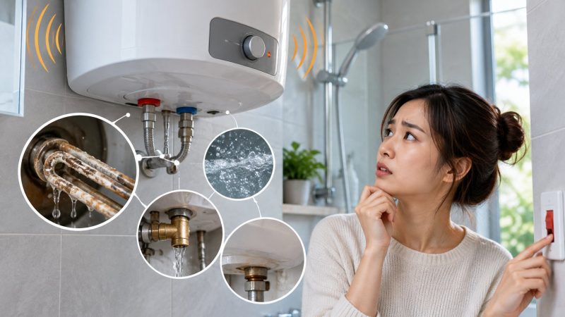 Bình nóng lạnh kêu lục cục: Khi nào cần ngắt điện?