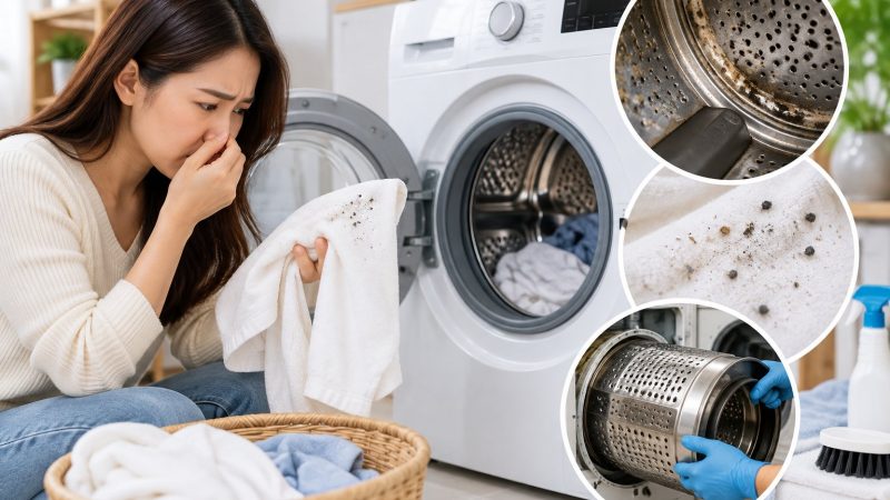 Dấu hiệu máy giặt cần vệ sinh lồng giặt