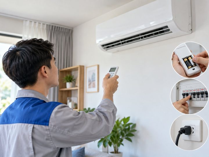 Điều hòa bật không lên: quy trình kiểm tra an toàn