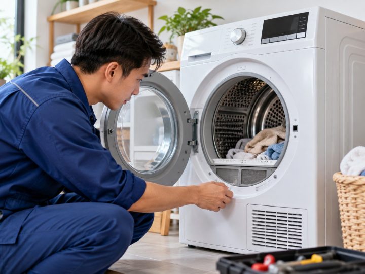 Máy sấy tự dừng giữa chừng: kiểm tra an toàn