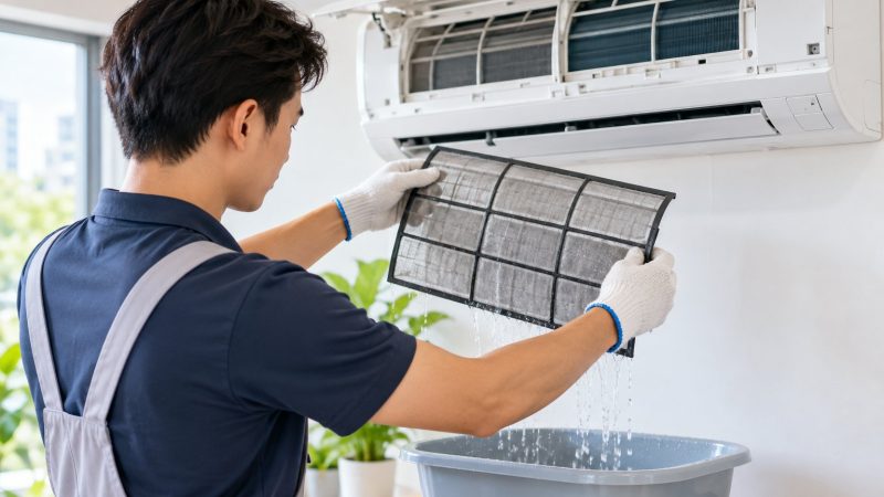 Cách vệ sinh lưới lọc điều hòa an toàn tại nhà
