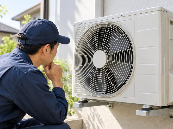 Quạt cục nóng điều hòa không quay: kiểm tra an toàn