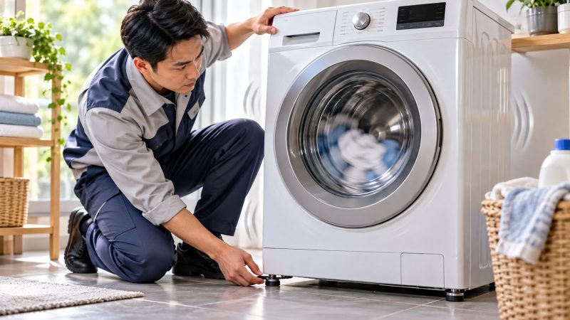 Máy giặt rung lắc mạnh khi vắt: cách kiểm tra an toàn