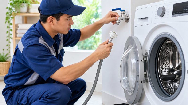 Máy giặt không cấp nước: 5 bước kiểm tra an toàn
