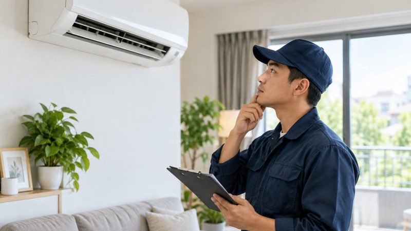 Điều hòa chạy nhưng không mát: kiểm tra an toàn