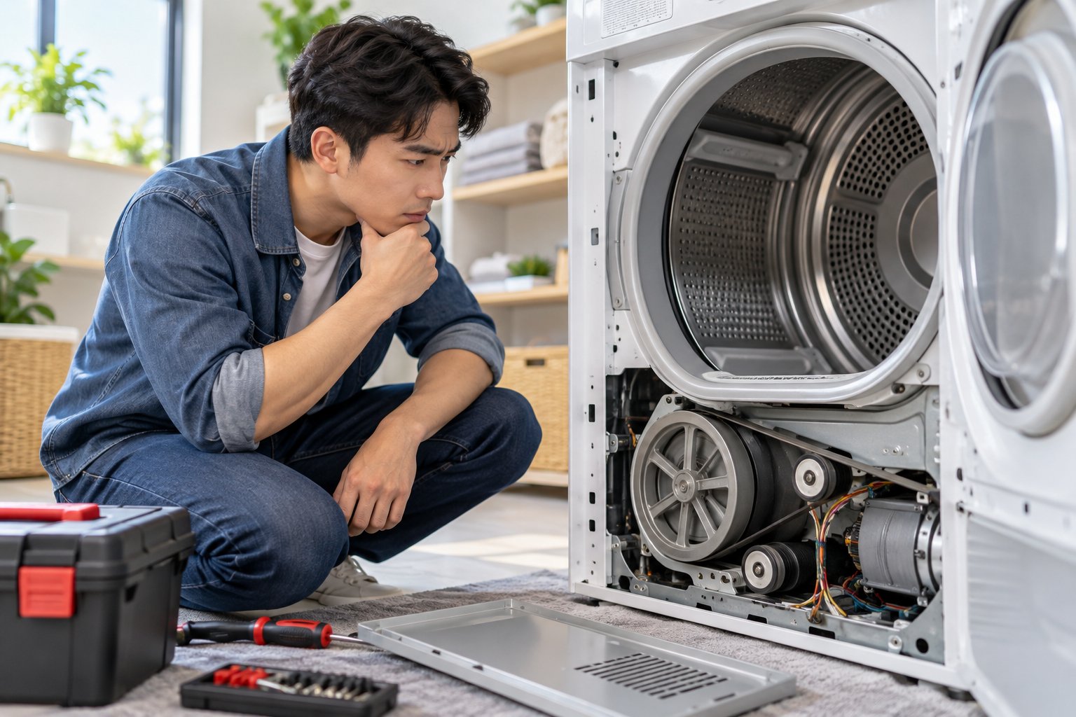Lồng máy sấy không quay: kiểm tra an toàn tại nhà 3 Ảnh minh hoạ: Lồng máy sấy không quay: kiểm tra an toàn tại nhà