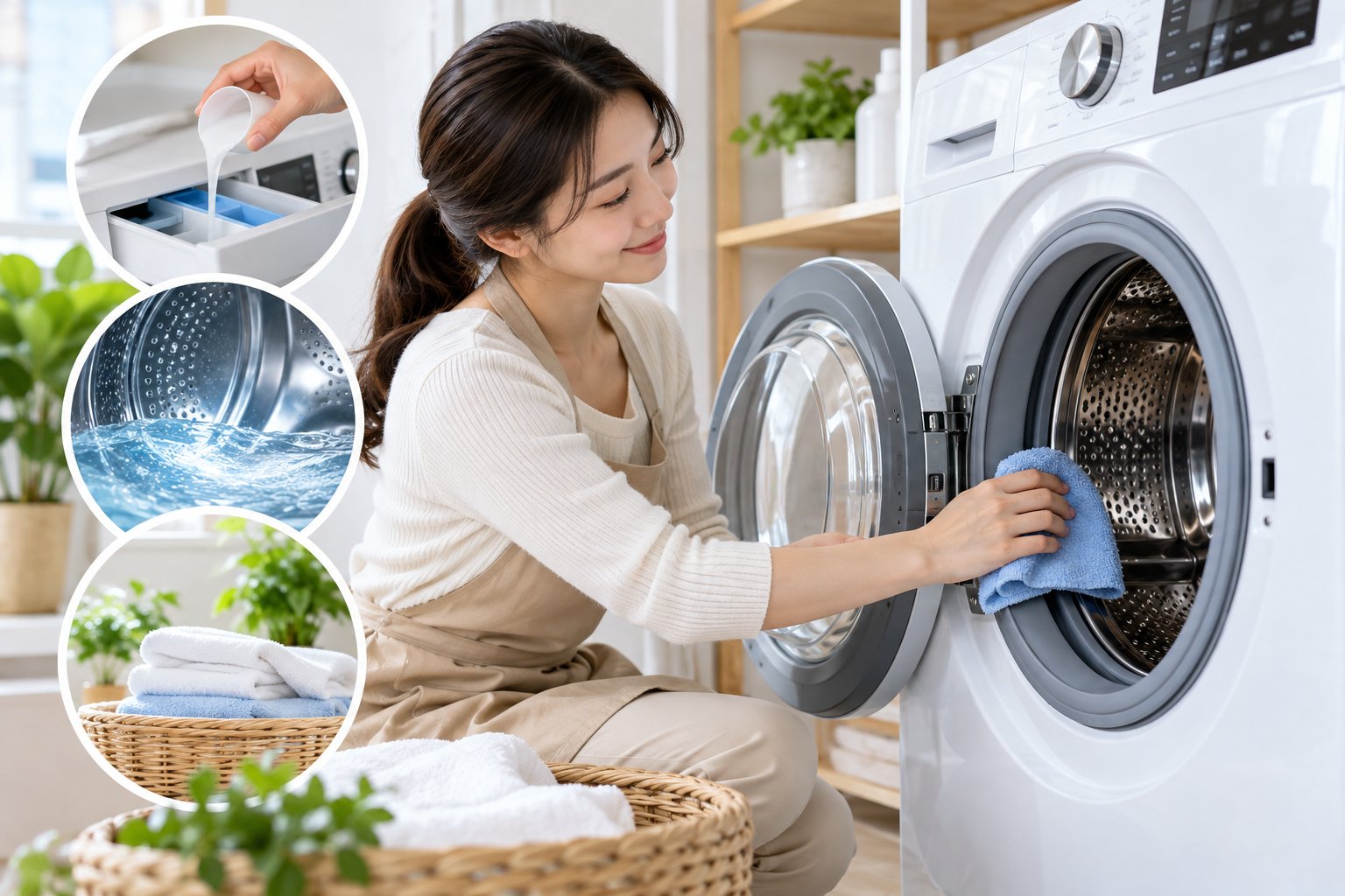 Ảnh minh hoạ: Dấu hiệu máy giặt cần vệ sinh lồng giặt