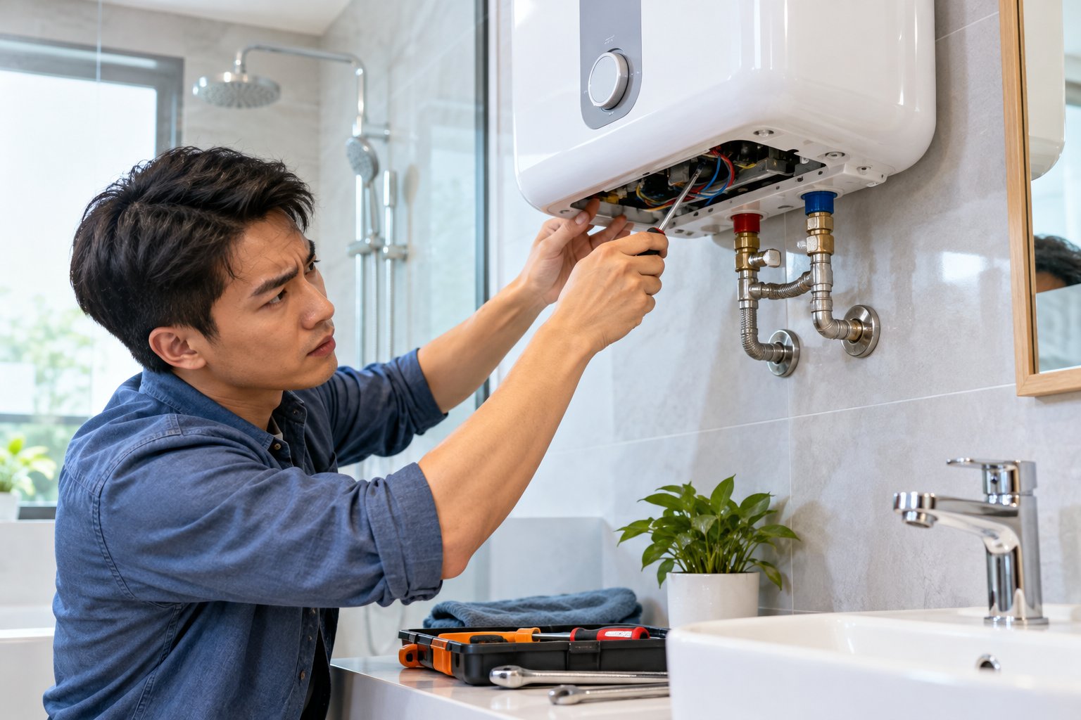 Nước nóng từ bình nóng lạnh chảy yếu: Cách kiểm tra 3 Ảnh minh hoạ: Nước nóng từ bình nóng lạnh chảy yếu: Cách kiểm tra