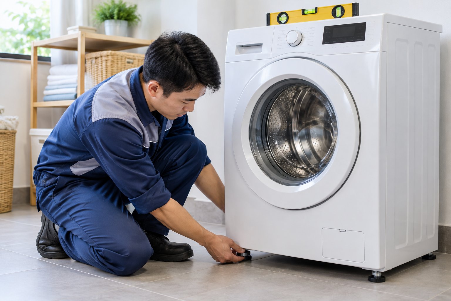 Máy giặt rung lắc mạnh khi vắt: cách kiểm tra an toàn 2 Ảnh minh hoạ: Máy giặt rung lắc mạnh khi vắt: cách kiểm tra an toàn