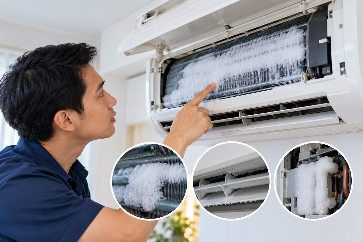 Điều hòa đóng tuyết dàn lạnh: kiểm tra an toàn 1 Ảnh minh hoạ: Điều hòa đóng tuyết dàn lạnh: kiểm tra an toàn