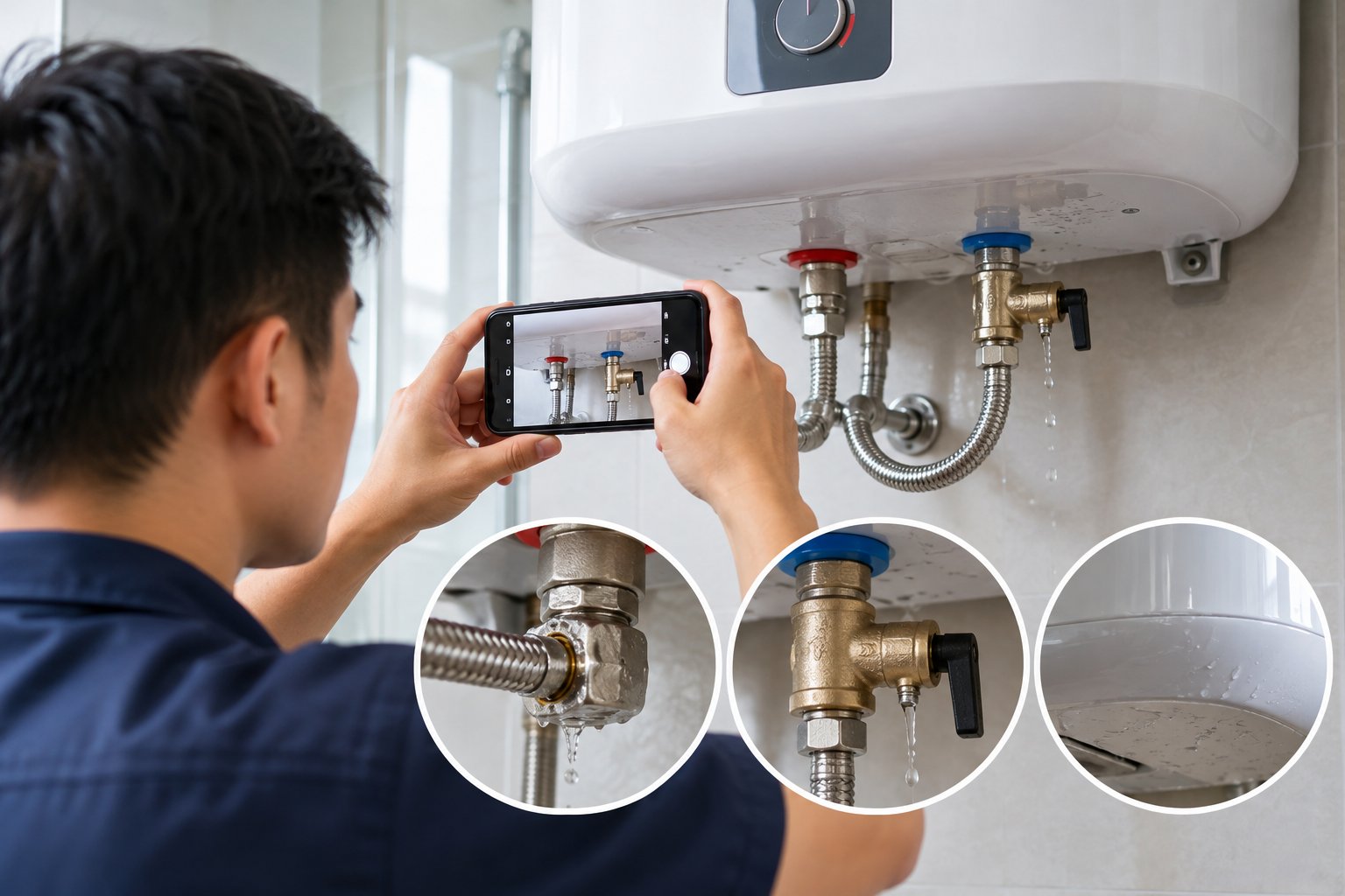 Bình nóng lạnh bị rò nước: Cách xử lý an toàn 3 Ảnh minh hoạ: Bình nóng lạnh bị rò nước: Cách xử lý an toàn