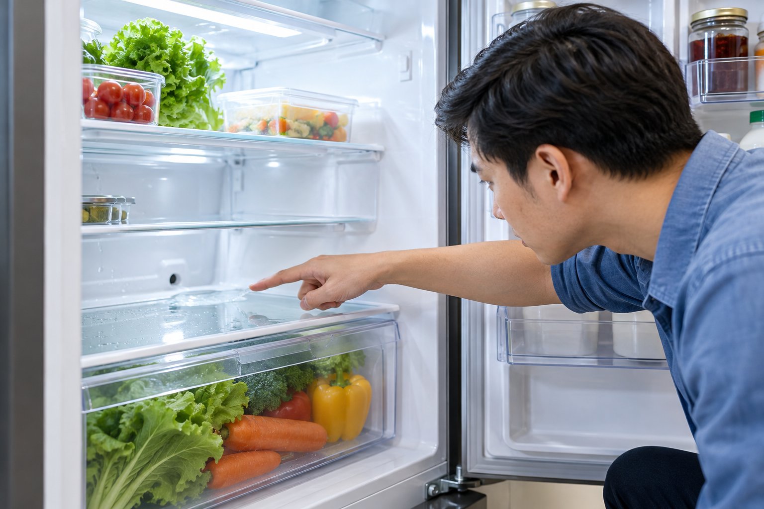 Tủ lạnh đọng nước trong ngăn mát: Cách xử lý 1 Ảnh minh hoạ: Tủ lạnh đọng nước trong ngăn mát: Cách xử lý