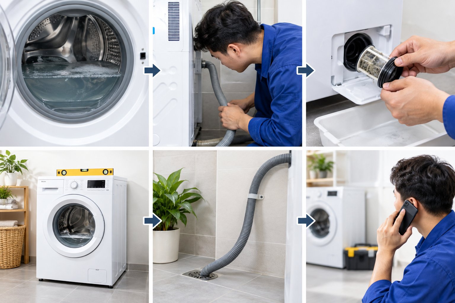Máy giặt không xả nước: cách kiểm tra an toàn 1 Ảnh minh hoạ: Máy giặt không xả nước: cách kiểm tra an toàn