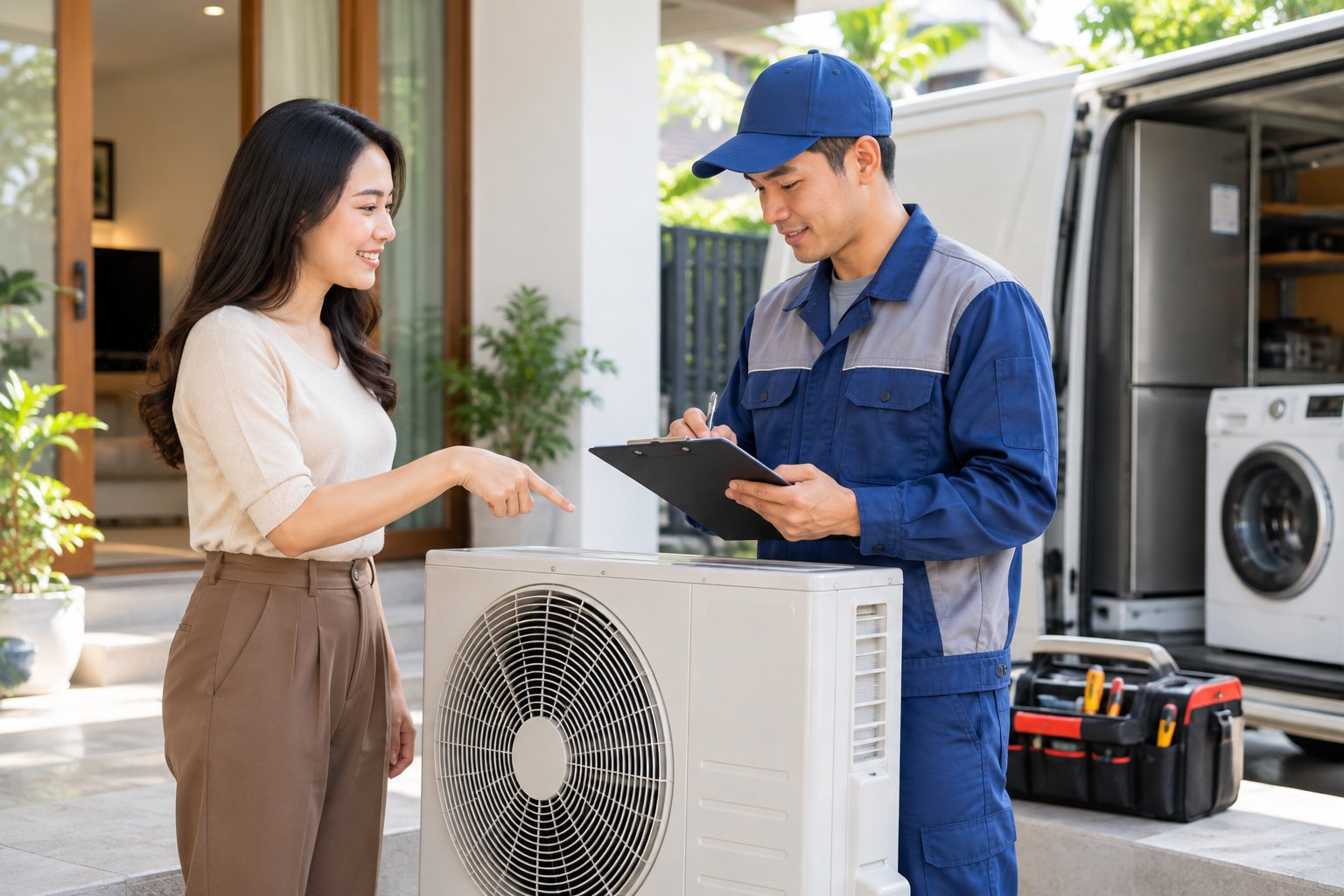 Sửa điện lạnh tại nhà hay mang về xưởng? 2 Ảnh minh hoạ: Sửa điện lạnh tại nhà hay mang về xưởng?