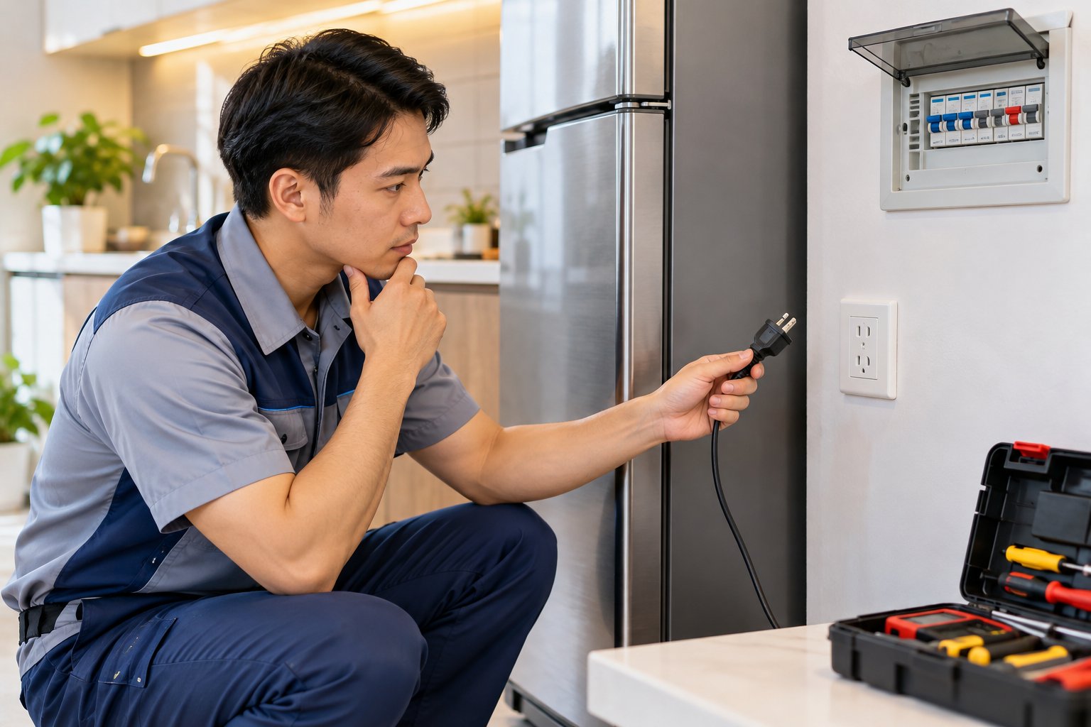 Tủ lạnh không vào điện: 6 bước kiểm tra an toàn 1 Ảnh minh hoạ: Tủ lạnh không vào điện: 6 bước kiểm tra an toàn