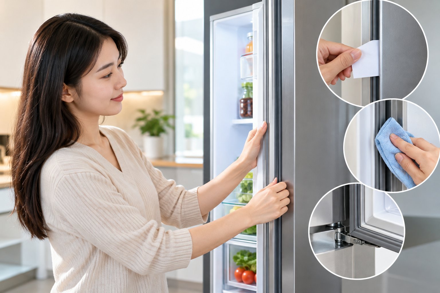 Gioăng cửa tủ lạnh bị hở: Cách kiểm tra, xử lý 3 Ảnh minh hoạ: Gioăng cửa tủ lạnh bị hở: Cách kiểm tra, xử lý