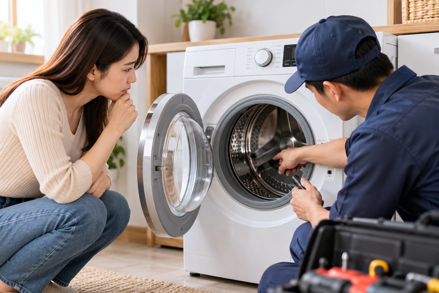 Ảnh minh hoạ: Máy giặt không quay lồng khi giặt: kiểm tra gì?