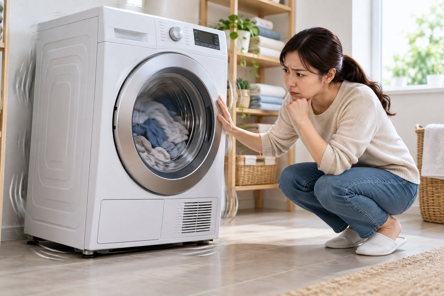 Ảnh minh hoạ: Máy sấy rung mạnh kêu to: Cách kiểm tra an toàn